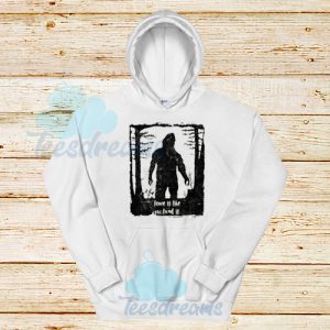 Bigfoot You Found It Earth Day Hoodie Unisex