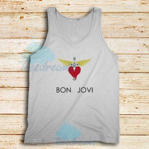 Bon Jovi Logo Heart Tank Top