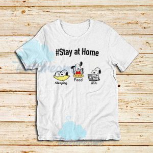 Snoopy Stay Home T-Shirt