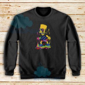 Trippy Bart Simpsons Sweatshirt