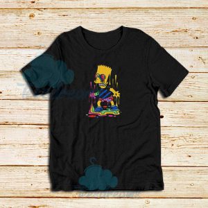 Trippy Bart Cartoon Simpsons T-Shirt