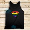 Super Queer Tank Top Rainbow Pride Merch S - 2XL