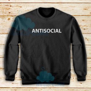 Antisocial Club Sweatshirt for Men and Women S-3XL