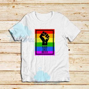 BLM Fist Rainbow T-Shirt