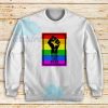 BLM Fist Rainbow Sweatshirt