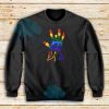 Be Nice and Pride Hand Logo Sweatshirt Pride Graphic S-3XL
