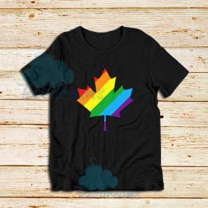 Canada Rainbow T-Shirt Best Pride Flag Size S - 3XL