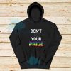 Dont Hide Your Pride LGBT Hoodie Rainbow S-3XL