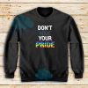 Dont Hide Your Pride LGBT Sweatshirt Rainbow S-3XL