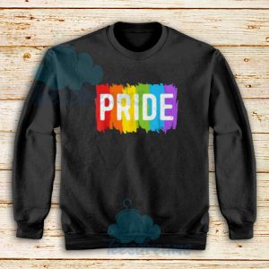 Gay Pride Sweatshirt Rainbow LGBT Flag S-3XL