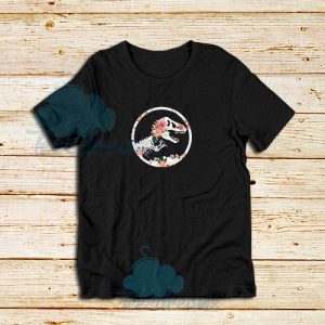 Jurassic Floral Jurassic Park Vintage T-Shirt Graphic Tee S-5XL