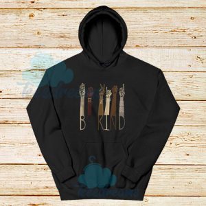 Be Kind Sign Arms Hoodie Black Lives Matter S-3XL