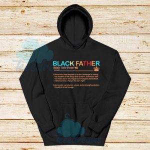 Black Father Definition Hoodie Pride Black Lives Matter Size S - 3XL