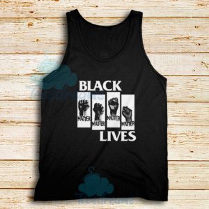 Black Lives Movement Tank Top BLM George Floyd Protests Size S - 2XL