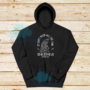 Eric Draven The Crow Hoodie It Can’t Rain All The Time Size S - 3XL