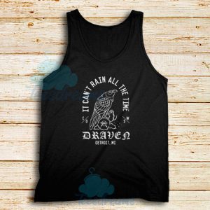 Eric Draven The Crow Tank Top It Can’t Rain All The Time Size S - 2XL