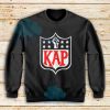 KAP NFL Logo Sweatshirt BLM Merch Size S - 3XL