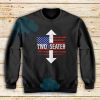Trump Rally Two Seater Sweatshirt Political Size S - 3XL