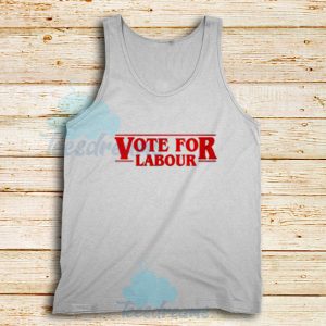 Vote For Labour Tank Top Election Corbyn Size S – 2XL