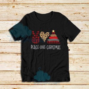 Peace Love Christmas T-Shirt For Unisex