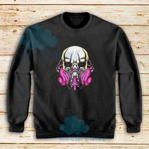 Skull Gas Mask Kids Sweatshirt For Unisex