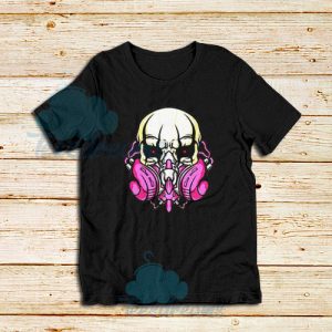 Skull Gas Mask Kids T-Shirt For Unisex