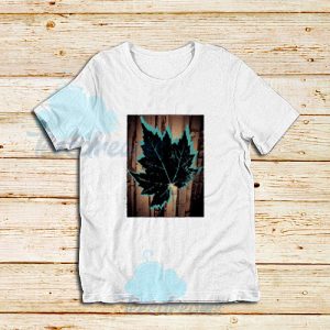 Black Leaf Design T-Shirt For Unisex - teesdreams.com