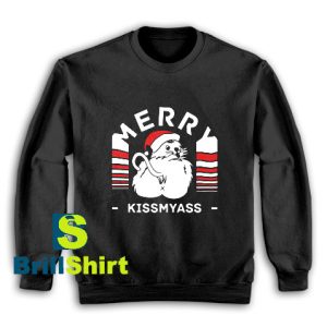 Merry Kissmyass Sweatshirt For Unisex - teesdreams