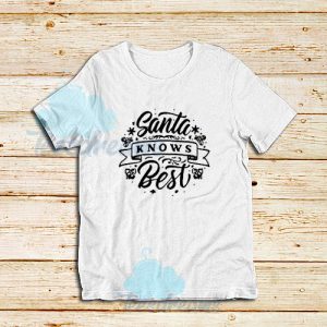Santa Knows Best T-Shirt For Unisex - teesdreams.com