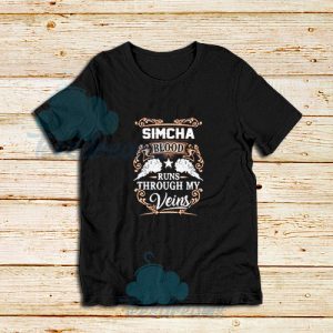 Simcha Name Design T-Shirt For Unisex - teesdreams.com