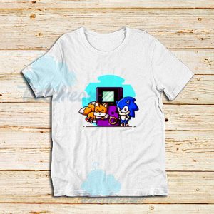 Sonic Gameboy Design T-Shirt For Unisex - teesdreams.com