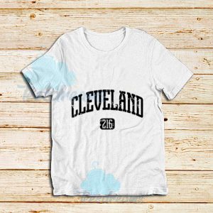 Cleveland-216-White-T-Shirt