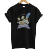 The Simpsons Distressed Old School Choking Circle T-Shirt