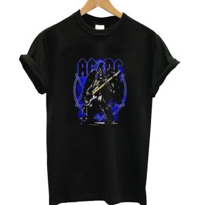 ACDC Band Skeletoan Wings T Shirt