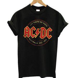 ACDC Let There Be Rock ACDC Badge T-Shirt