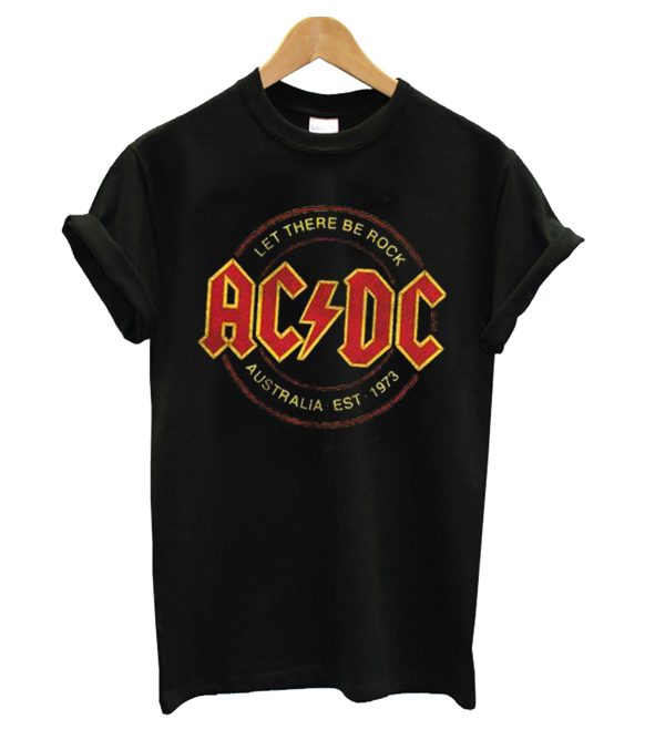 ACDC Let There Be Rock ACDC Badge T-Shirt