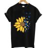 Sunflower Lovers Print T-shirt