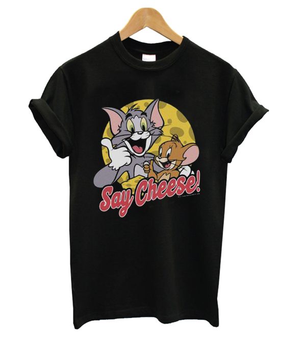 Tom And Jerry Say Cheese T-Shirt
