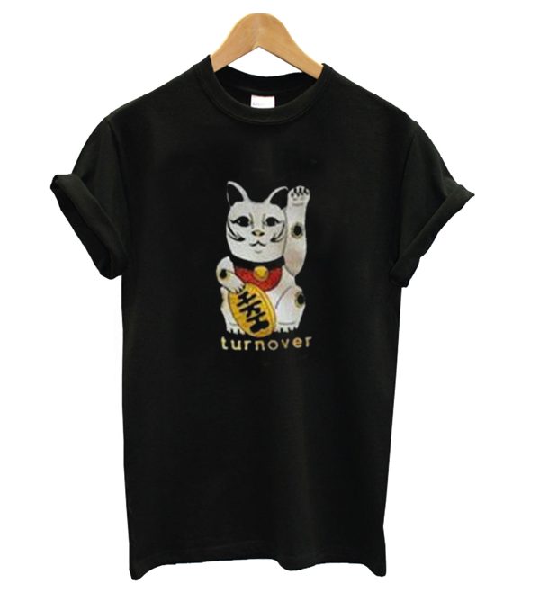 Turnover Lucky Cat T Shirt