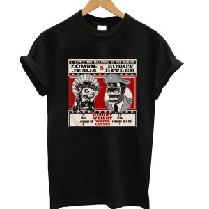 Zombie Jesus VS Robot Hitler T Shirt