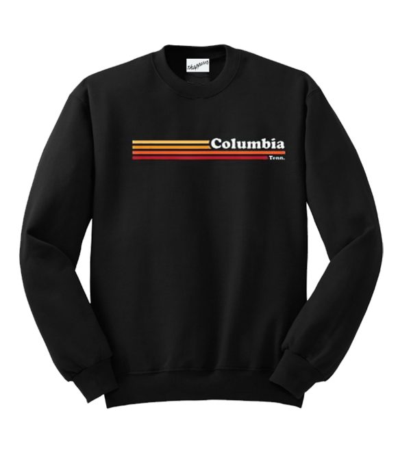 Vintage 1980s Graphic Style Columbia Tennessee Sweatshirt