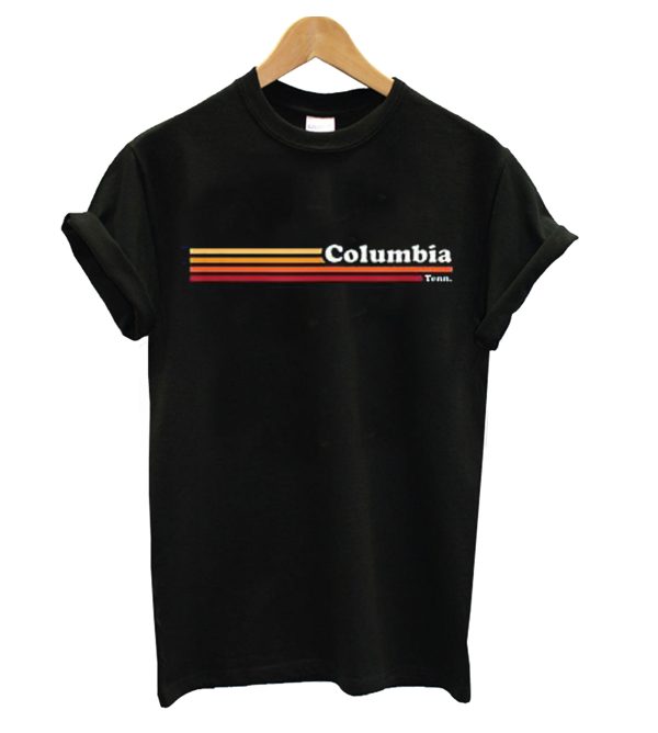 Vintage 1980s Graphic Style Columbia Tennessee T-Shirt